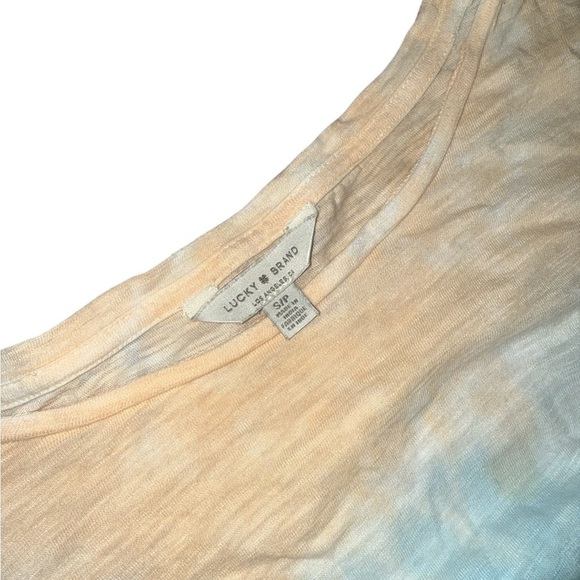 Lucky Brand Pastel Tie-Dye Short Sleeve Tee - Picture 3 of 6